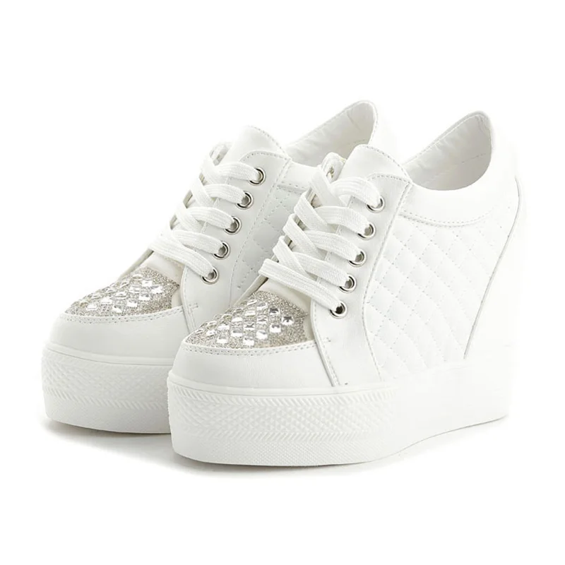 Mode Sneakers Vrouwen Platform - Crystal Mesh Fabric recensie en prijs