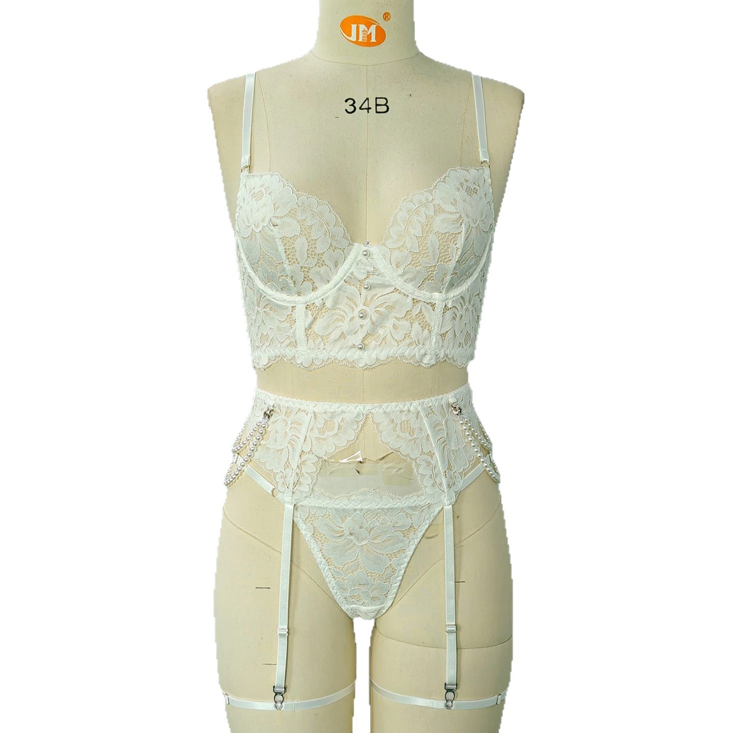 Sexy lingerie, modieuze damesk - Pearl Trim Chain recensie en prijs